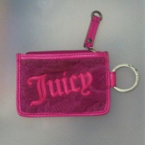 Juicy Couture pink coin purse