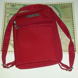 Baggalinni red crossbody bag