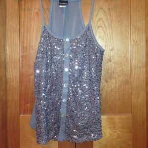 Shimmer tank top