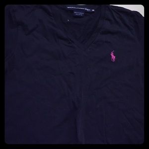 💟SOLD💟 Ralph Lauren Sport navy v-neck. XS