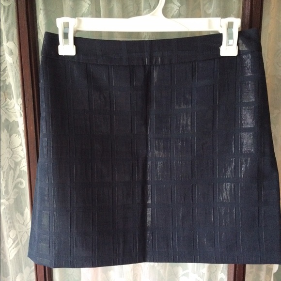 Stylized Blue Pencil Skirt