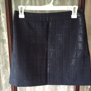Stylized Blue Pencil Skirt