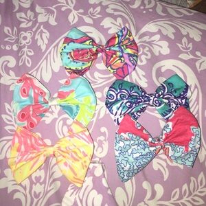 5 Lilly Pulitzer bows