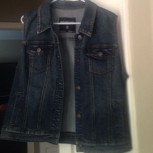 Maurice's jean vest