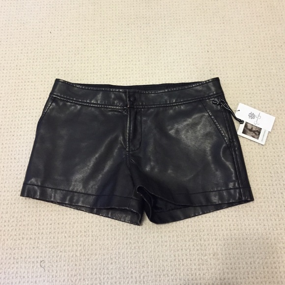 Jessica Simpson leather shorts (with tags!)