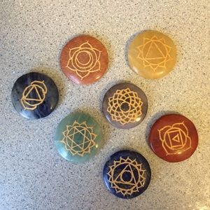 Engraved Chakra Set