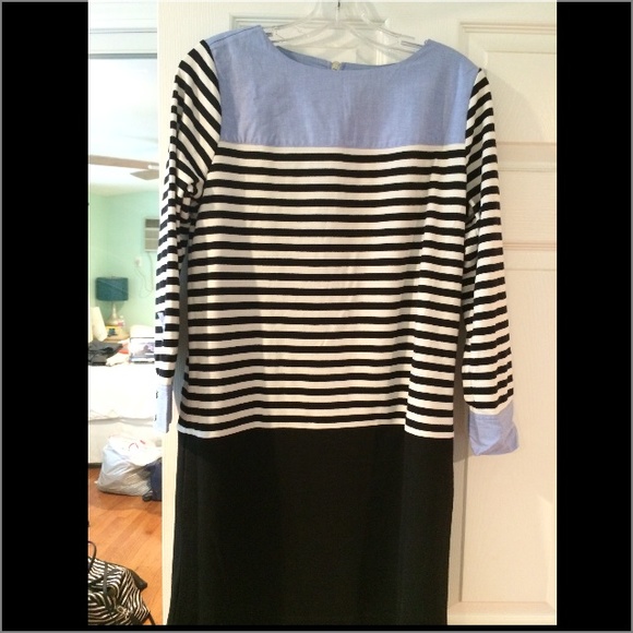 Mixed pattern loft dress