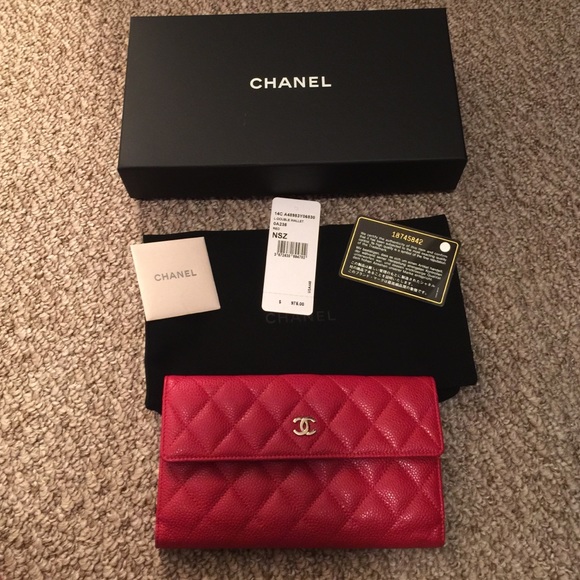 Sold!!!Authentic like New Chanel Double wallet