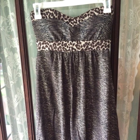 Animal Print Mini Dress