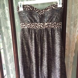 Animal Print Mini Dress