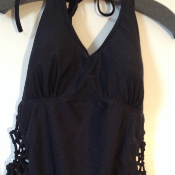Sexy black swimsuit with cut outs size 2X - Picture 3 of 3