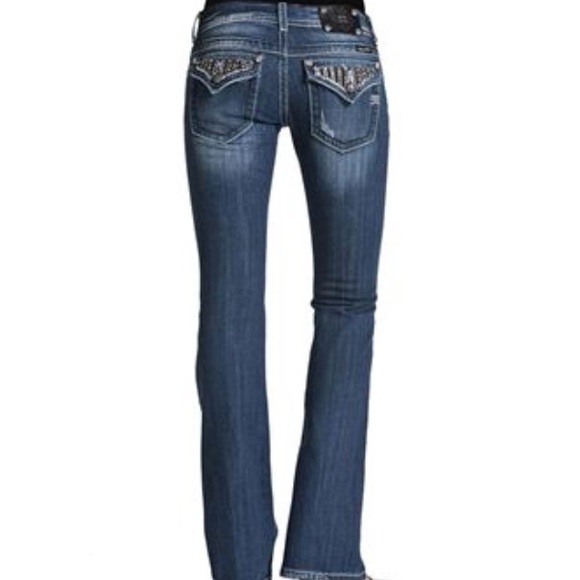 Miss Me Denim - 💥FINAL PRICE  miss me bejeweled pocket jeans