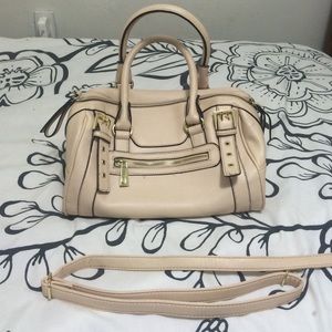 Steve Madden Ivory Satchel Bag