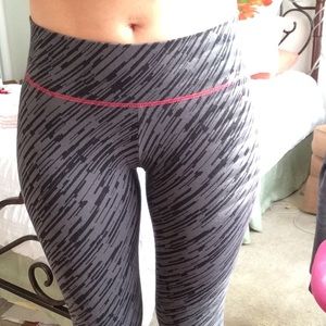 Patterned workout pants