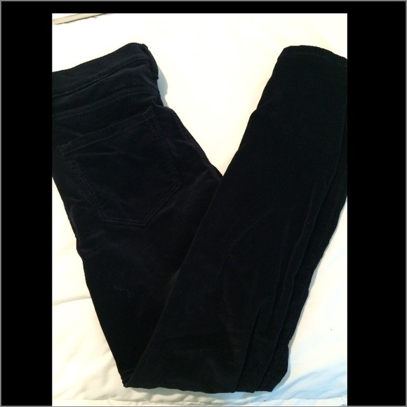 Black corduroys