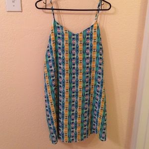 M sized Aztecs printed dress
