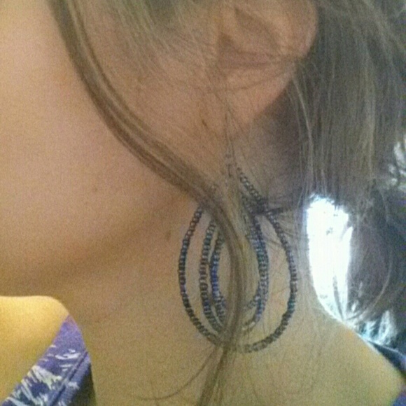 Cabash Beaded Dangle Earrings - Picture 2 of 3