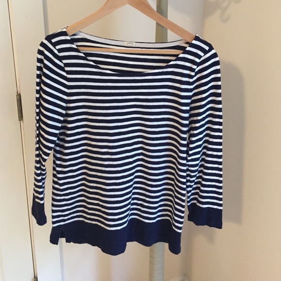 J Crew Breton striped shirt. Size M