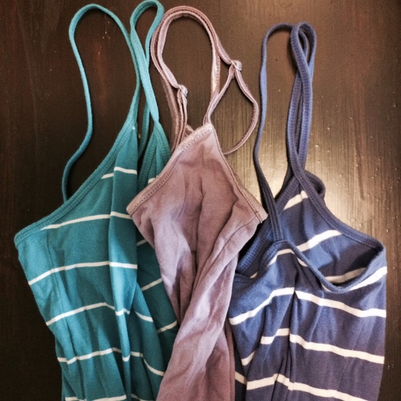 Set of 3 Spaghetti Strap Tank Tops