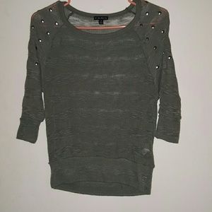 Smoke grey top NWOT