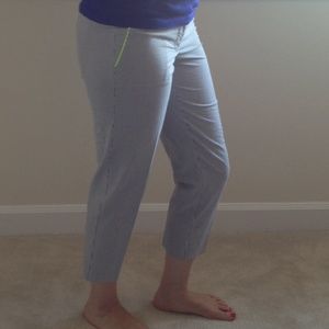 J. Crew Seer Sucker Capris