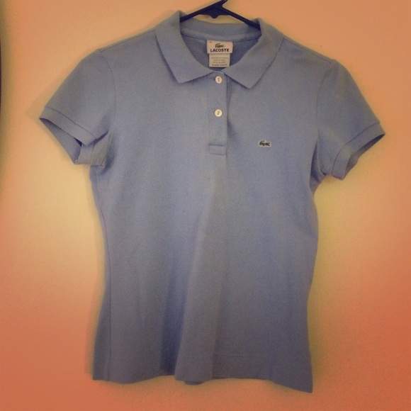 Light Blue Lacoste Polo