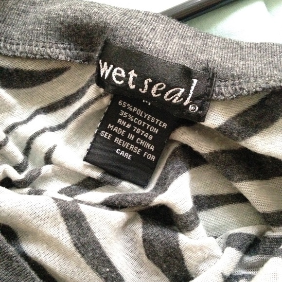 Zebra Patterned One Shoulder - Picture 2 of 3