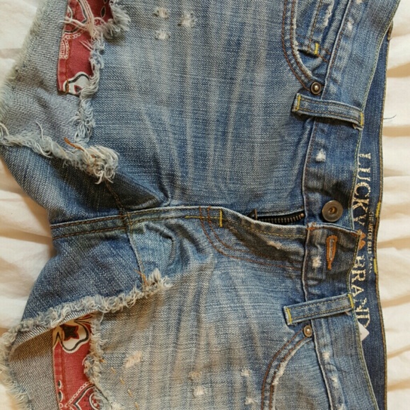 Lucky Brand cutoff denim shorts