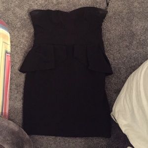 Peplum bodycon dress