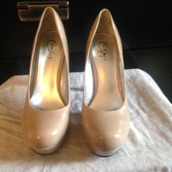 Candies nude/black heels