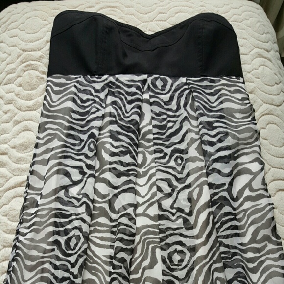 Strapless maxi dress