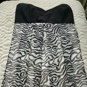 Strapless maxi dress