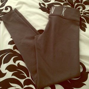 VS PINK Grey/Black reversible leggings