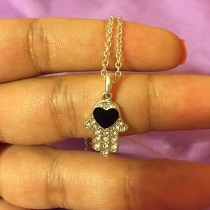 Hamsa hand necklace
