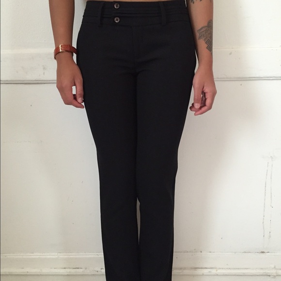 Basic black work pants