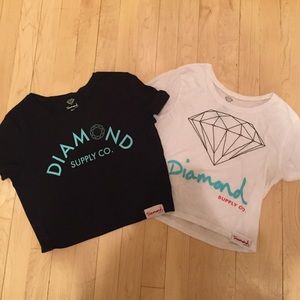 ✨BUNDLE✨ 2 Diamond crop tops💎