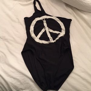 One piece bathing suit
