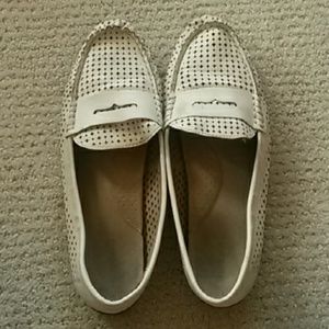 Merona white loafers 9 1/2