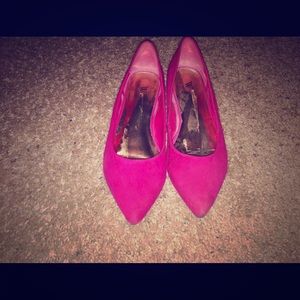 Pink Pointed Worthinton Flats