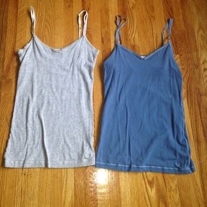 Two Gilly Hicks tanks