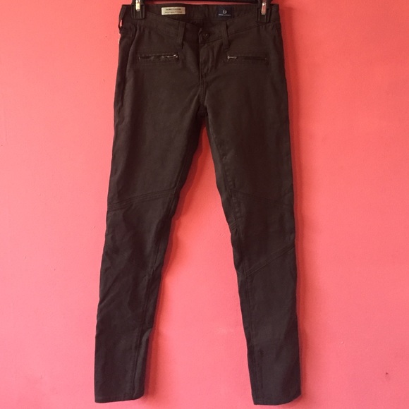 AG denim, size 25r brown, Moto legging.