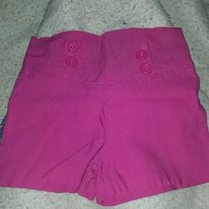 Pink short shorts