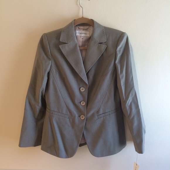Calvin Klein Gray Pant Suit