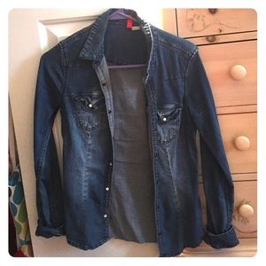 Denim shirt