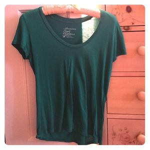 Plain green tee