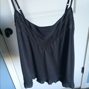 Women's AEO Charcoal Gray Tank Top