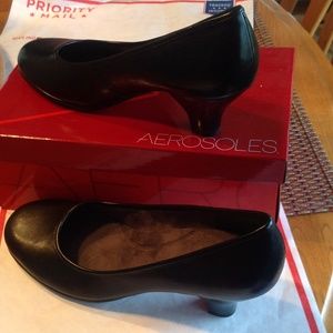 Aerosoles "Wise Guy" Black Heel