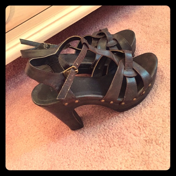 Brown heels