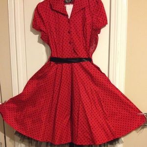 Vintage pinup style dress