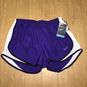Purple Nike shorts